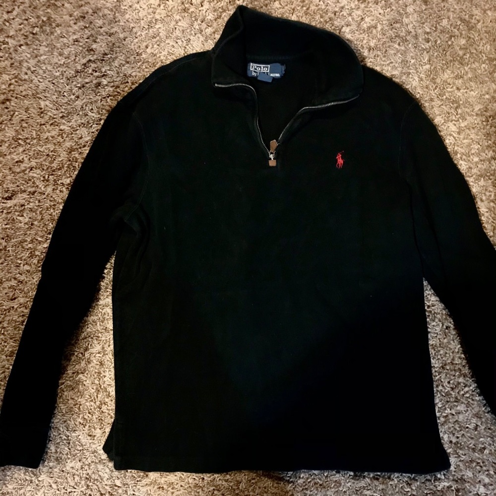 Men’s Medium Polo by Ralph Lauren quarter zip